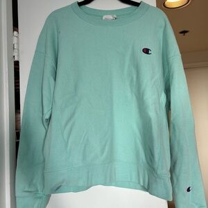 Mint Champion crewneck